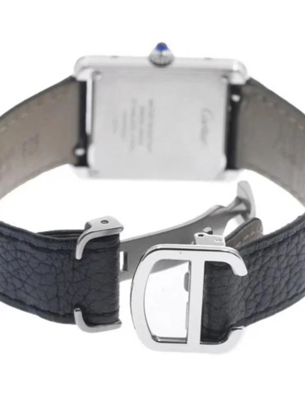 CARTIER Tank solo SM WSTA0030 Silver Dial Quartz Ladies Watch_958811